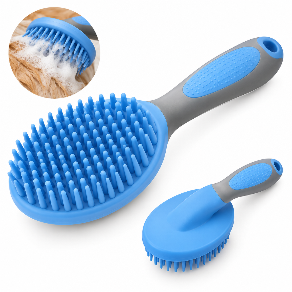 Dog Bath Massage Brush