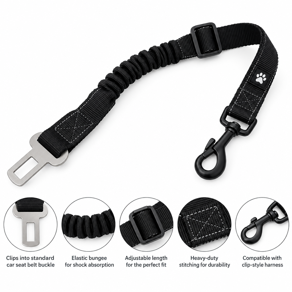 Dog Seat Belt Safety Tether