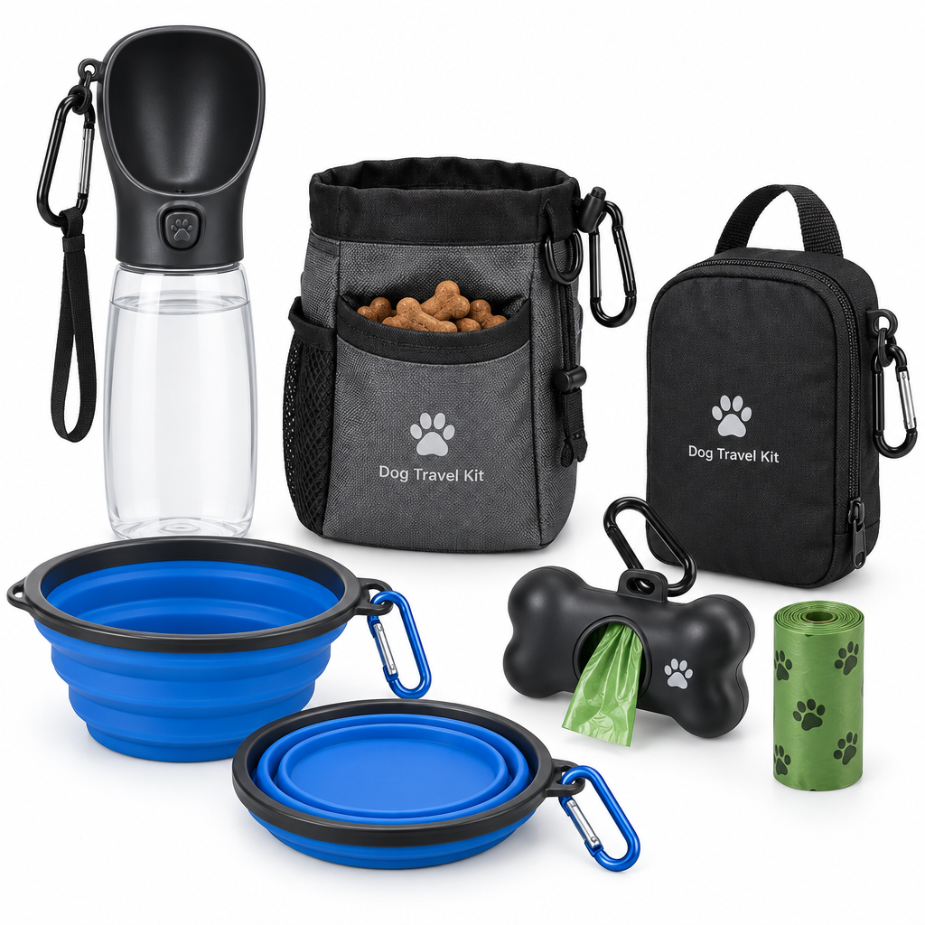 Portable Dog Travel Kit